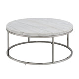 Zaidee Coffee Table W/Marble - Ornate Home