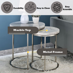 Zaidee Nesting Table Set - Ornate Home