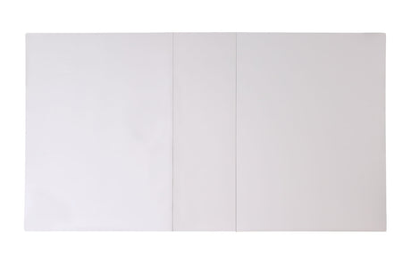 Zain White/Chrome 7 Pc. Dining Set - Ornate Home