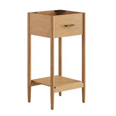 Zaire Natural 18" Bathroom Vanity Cabinet (Sink Basin Not Included) - Ornate Home