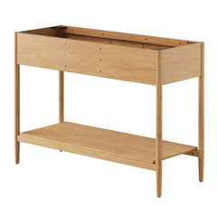 Zaire Natural 48" Double Sink Compatible Bathroom Vanity Cabinet (Sink Basin Not Included) - Ornate Home