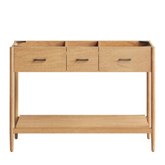 Zaire Natural 48" Double Sink Compatible Bathroom Vanity Cabinet (Sink Basin Not Included) - Ornate Home
