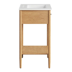 Zaire Natural/White 24" Bathroom Vanity - Ornate Home
