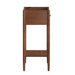 Zaire Walnut 18" Bathroom Vanity Cabinet (Sink Basin Not Included) - Ornate Home
