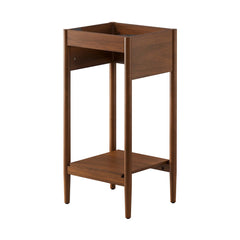 Zaire Walnut 18" Bathroom Vanity Cabinet (Sink Basin Not Included) - Ornate Home