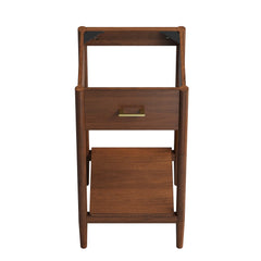 Zaire Walnut 18" Bathroom Vanity Cabinet (Sink Basin Not Included) - Ornate Home