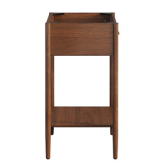 Zaire Walnut 24" Bathroom Vanity Cabinet (Sink Basin Not Included) - Ornate Home