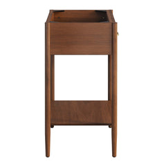 Zaire Walnut 30" Bathroom Vanity Cabinet (Sink Basin Not Included) - Ornate Home