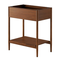 Zaire Walnut 30" Bathroom Vanity Cabinet (Sink Basin Not Included) - Ornate Home