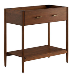 Zaire Walnut 36" Bathroom Vanity Cabinet (Sink Basin Not Included) - Ornate Home