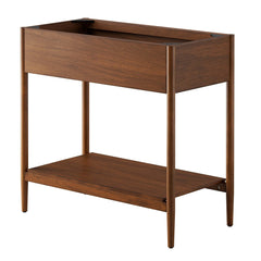 Zaire Walnut 36" Bathroom Vanity Cabinet (Sink Basin Not Included) - Ornate Home