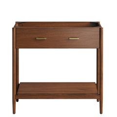 Zaire Walnut 36" Bathroom Vanity Cabinet (Sink Basin Not Included) - Ornate Home
