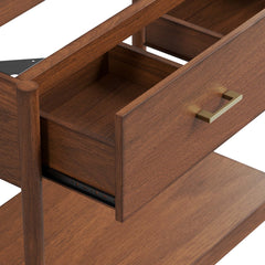 Zaire Walnut 36" Bathroom Vanity Cabinet (Sink Basin Not Included) - Ornate Home