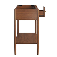 Zaire Walnut 48" Double Sink Compatible Bathroom Vanity Cabinet (Sink Basin Not Included) - Ornate Home