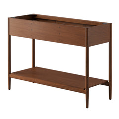 Zaire Walnut 48" Single Sink Compatible Bathroom Vanity Cabinet (Sink Basin Not Included) - Ornate Home