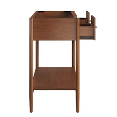 Zaire Walnut 48" Single Sink Compatible Bathroom Vanity Cabinet (Sink Basin Not Included) - Ornate Home