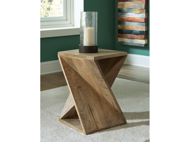 Zalemont Distressed Brown Accent Table (Online Special Price) - Ornate Home