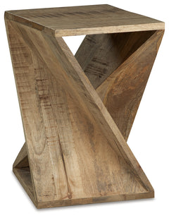 Zalemont Distressed Brown Accent Table - Ornate Home
