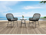 Zalika Black Outdoor Chair - Ornate Home