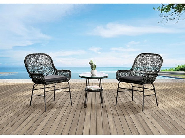 Zalika Black Outdoor Chair - Ornate Home