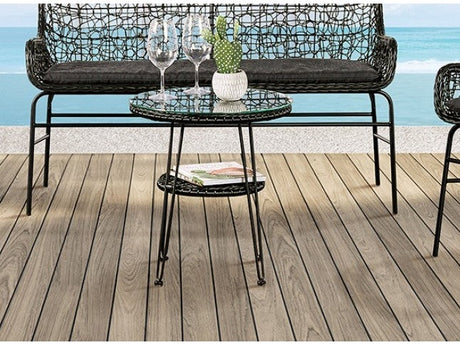 Zalika Black Outdoor Table - Ornate Home