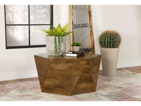 Zalika Natural Hexagonal Coffee Table - Ornate Home
