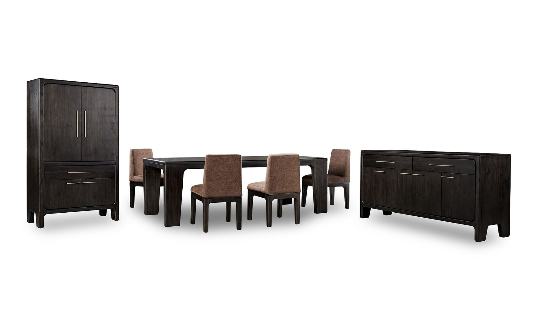 Zamba Extendable Acacia Wood Dining Table in Jaguar - Ornate Home