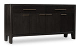 Zamba Four Door Two Drawer Acacia Wood Sideboard in Jaguar - Ornate Home