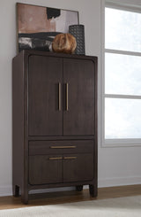 Zamba Jaguar Four Door One Drawer Acacia Bar Cabinet - Ornate Home