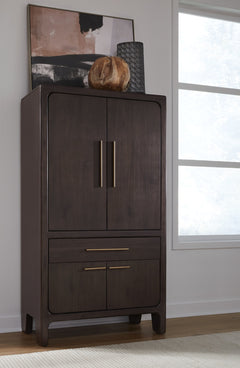 Zamba Jaguar Four Door One Drawer Acacia Bar Cabinet - Ornate Home