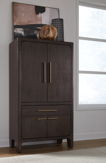 Zamba Jaguar Four Door One Drawer Acacia Bar Cabinet - Ornate Home