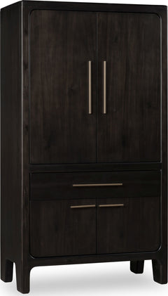 Zamba Jaguar Four Door One Drawer Acacia Bar Cabinet - Ornate Home