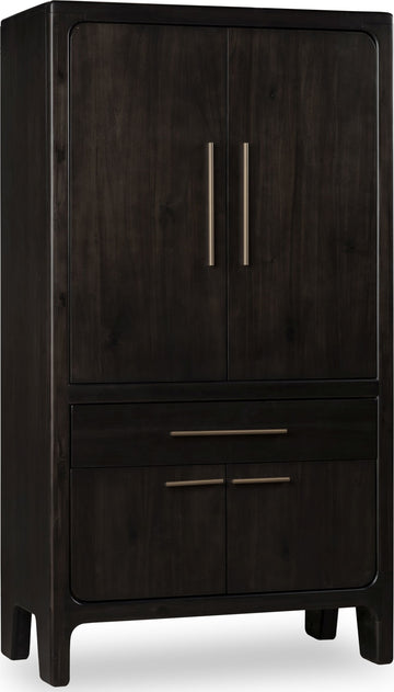 Zamba Jaguar Four Door One Drawer Acacia Bar Cabinet - Ornate Home