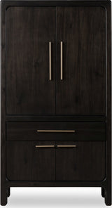 Zamba Jaguar Four Door One Drawer Acacia Bar Cabinet - Ornate Home