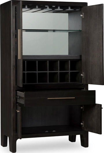 Zamba Jaguar Four Door One Drawer Acacia Bar Cabinet - Ornate Home