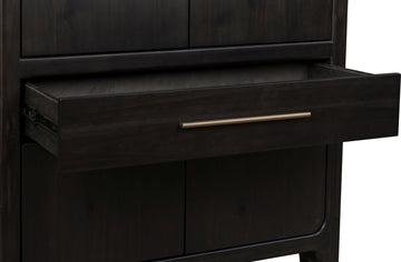 Zamba Jaguar Four Door One Drawer Acacia Bar Cabinet - Ornate Home