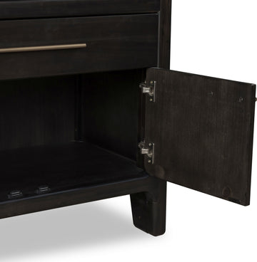 Zamba Jaguar Four Door One Drawer Acacia Bar Cabinet - Ornate Home
