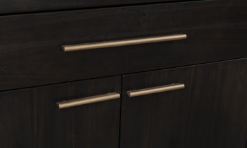 Zamba Jaguar Four Door One Drawer Acacia Bar Cabinet - Ornate Home
