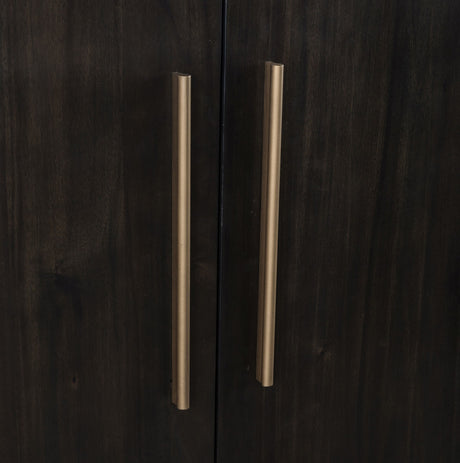 Zamba Jaguar Four Door One Drawer Acacia Bar Cabinet - Ornate Home