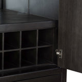 Zamba Jaguar Four Door One Drawer Acacia Bar Cabinet - Ornate Home