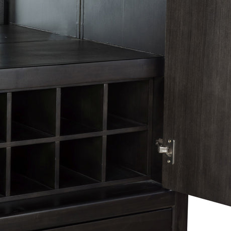 Zamba Jaguar Four Door One Drawer Acacia Bar Cabinet - Ornate Home