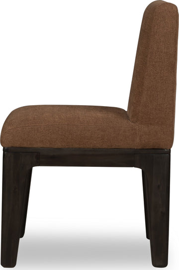 Zamba Pineapple/Jaguar Chenille Upholstered Acacia Wood Dining Chair (Set of 2) - Ornate Home
