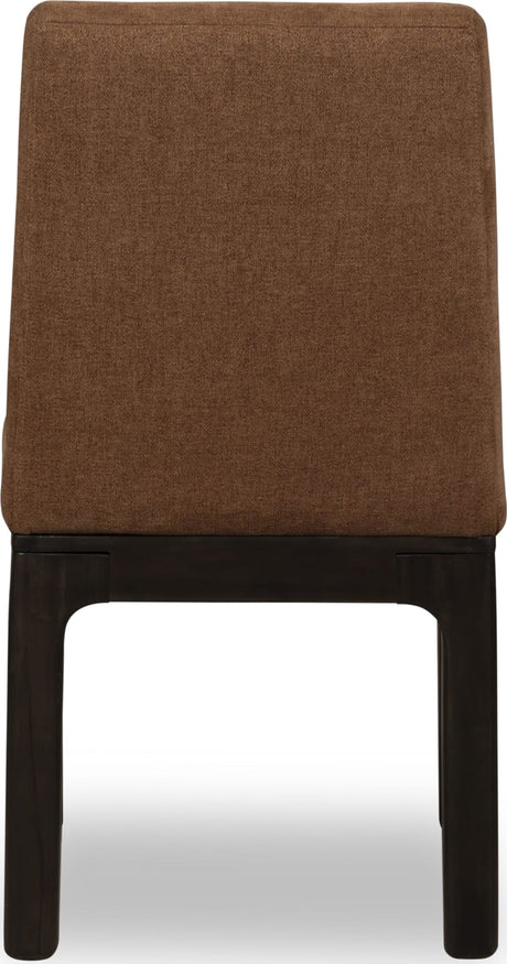 Zamba Pineapple/Jaguar Chenille Upholstered Acacia Wood Dining Chair (Set of 2) - Ornate Home