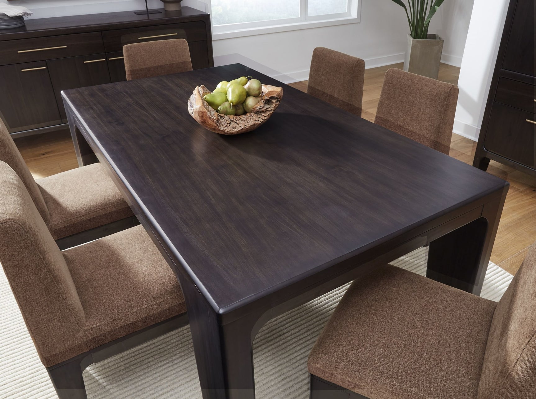 Zamba Pineapple/Jaguar Chenille Upholstered Acacia Wood Dining Chair (Set of 2) - Ornate Home