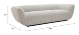 Zambet Pewter Gray Sofa - Ornate Home