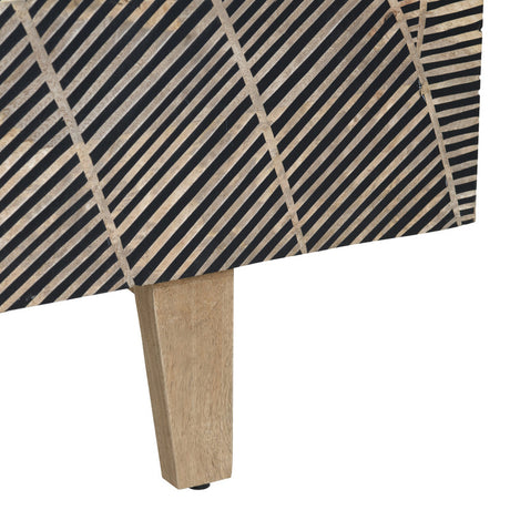 Zambia Brown Four-Door Sideboard - Ornate Home