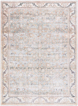 Zamir Vintage Flat Pile Washable Rug - Ornate Home