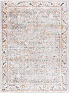 Zamir Vintage Flat Pile Washable Rug - Ornate Home