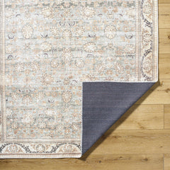 Zamir Vintage Flat Pile Washable Rug - Ornate Home