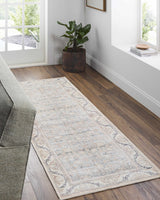 Zamir Vintage Flat Pile Washable Rug - Ornate Home